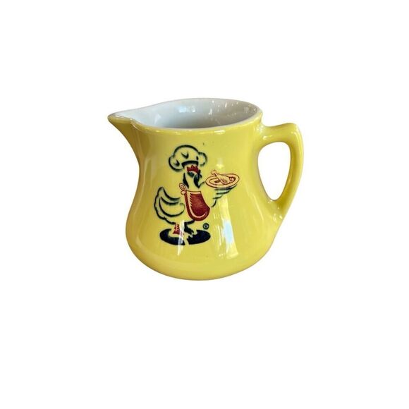 Vintage Chicken Delight Restaurant Creamer Erica JE Heath RARE 1960s Collectible - Picture 3 of 10